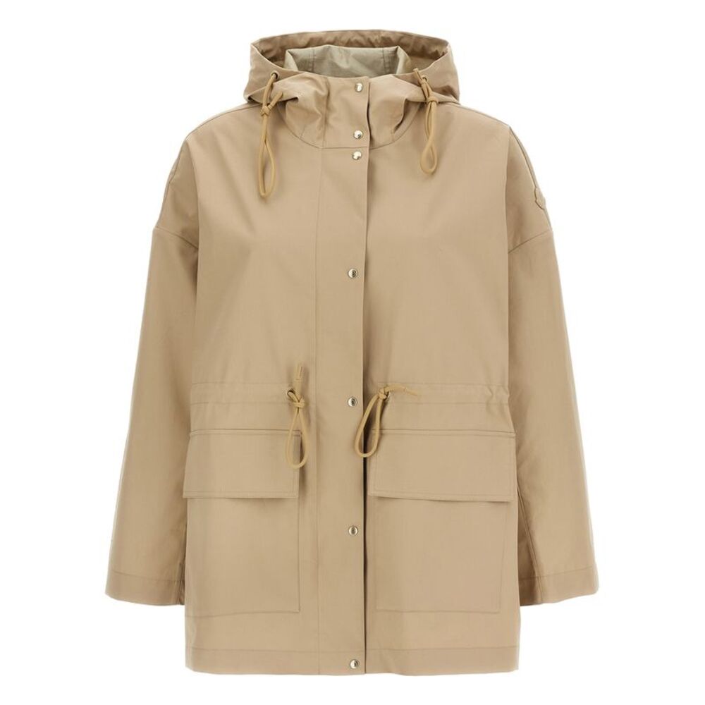 Moncler Beige Cotton Women's Parka